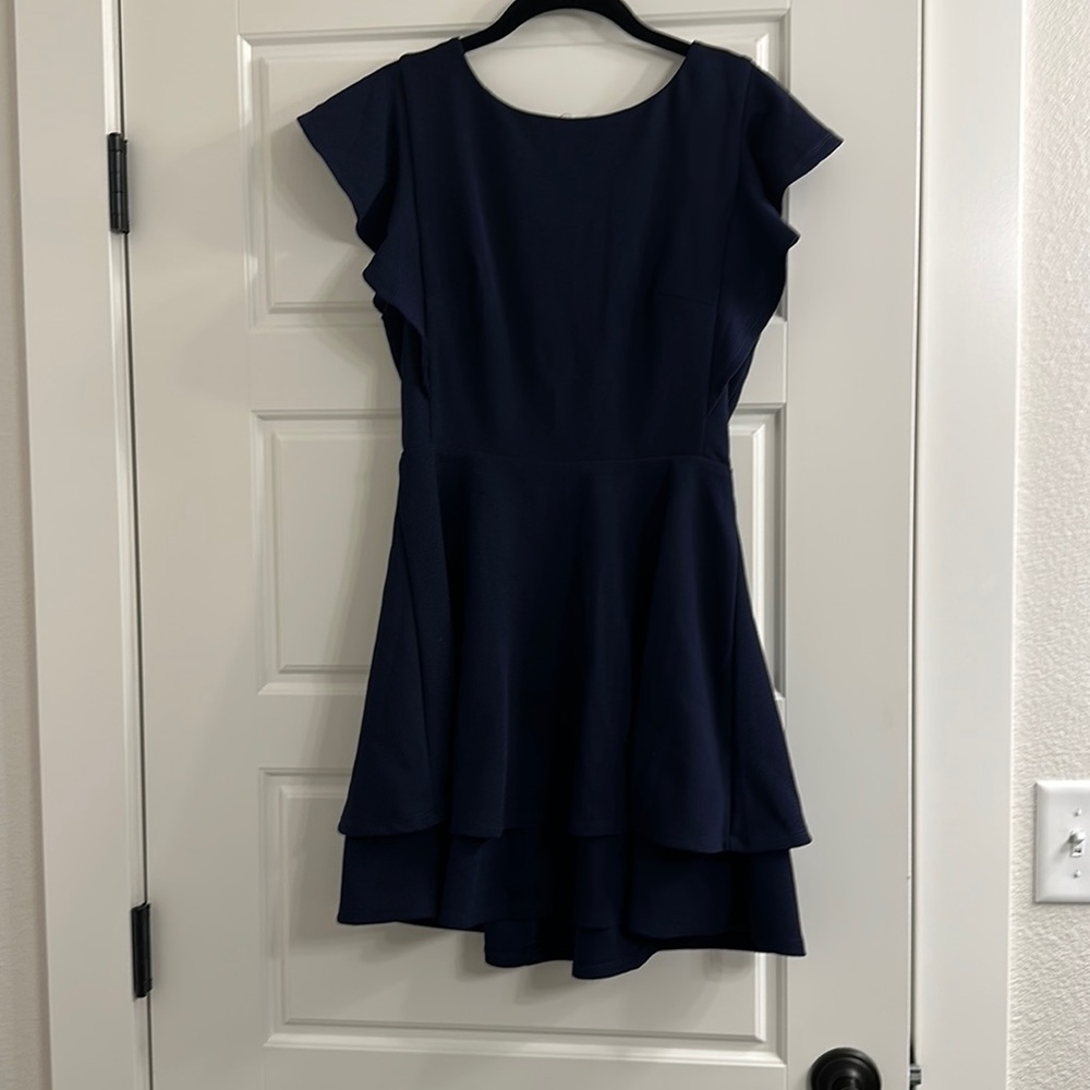 Midnight doll dress - navy - size medium
